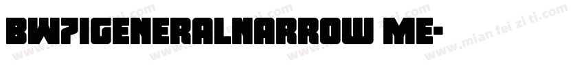 BW7iGeneralNarrow Me字体转换